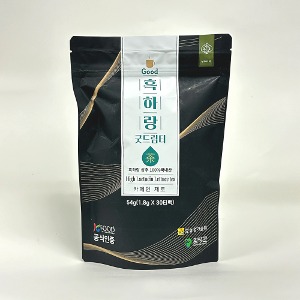 흑하랑굿드림티 (굿잠,수면차) 30티백 흑하랑상추 수면유도 물질 락투신 124배